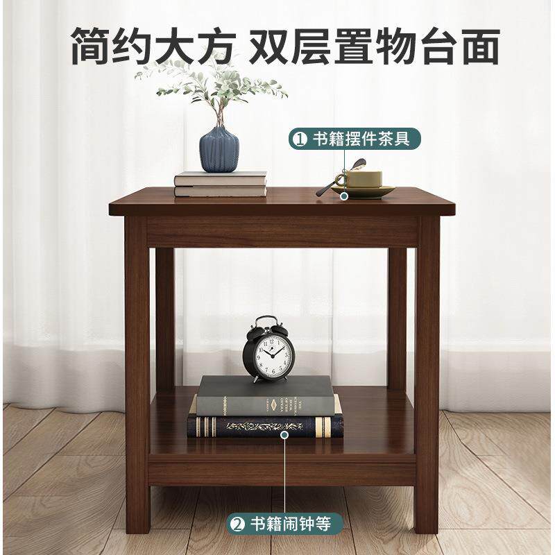 茶几客厅角落小边几简约家用迷你沙发边桌侧边小方桌中式小台子