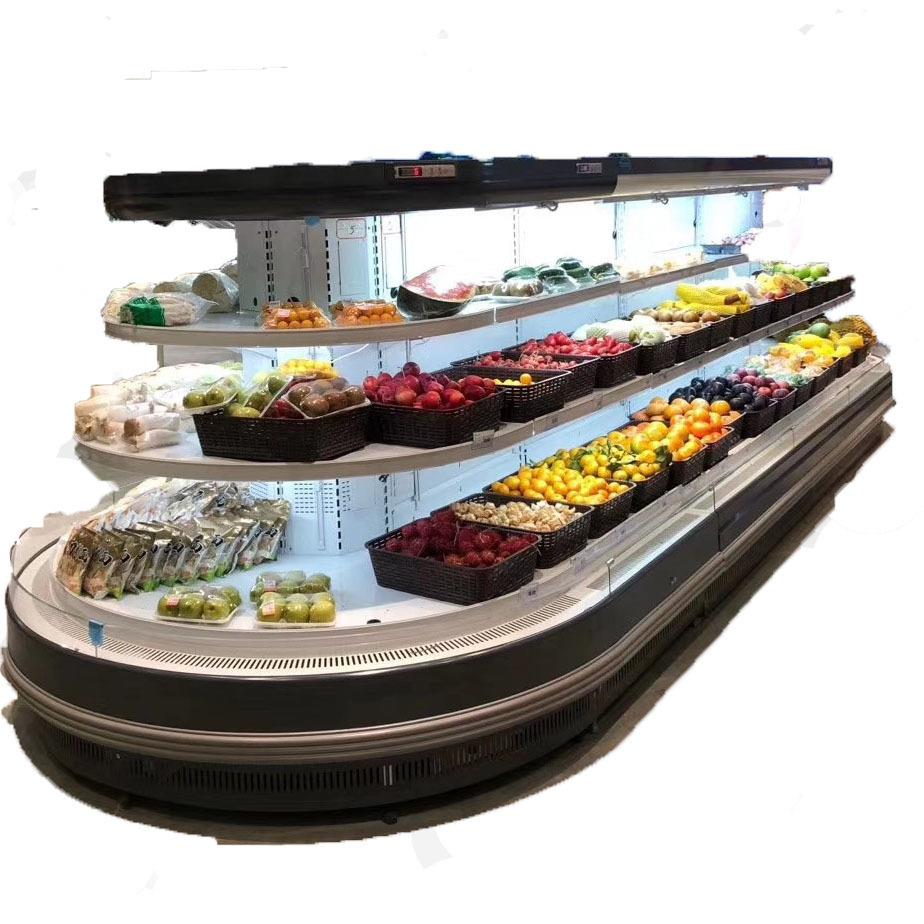 商用风幕柜便利店超市水果蔬菜保鲜展示柜饮料冷藏柜立式风幕柜