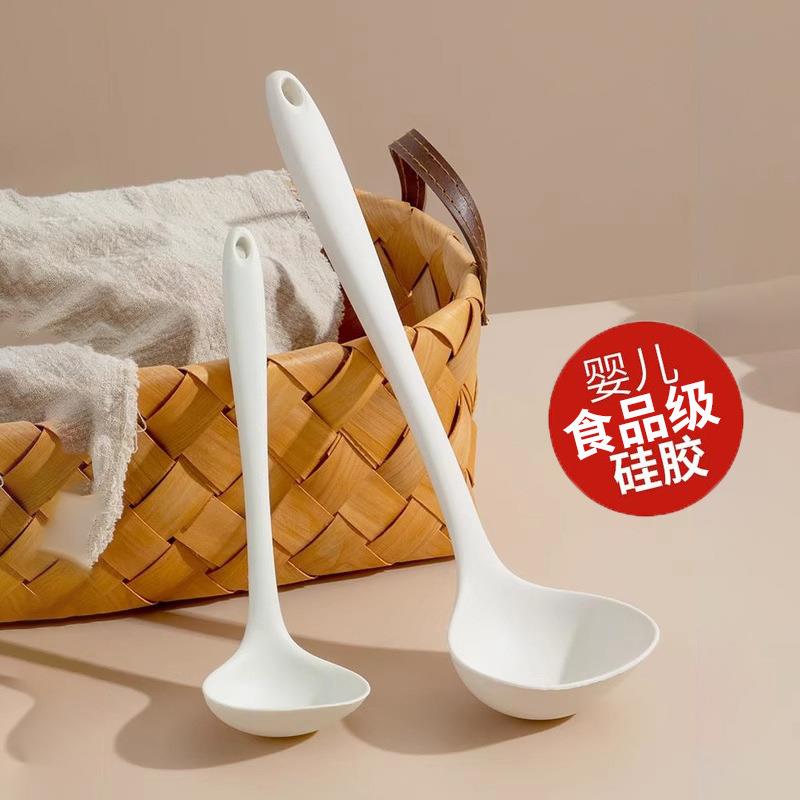 锅铲迷你硅胶铲小号婴儿宝宝辅食工具汤勺家用不粘锅炒菜铲子厨具