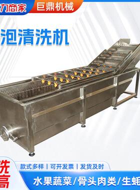 果蔬气泡清机多功MAGA-102能大姜清连洗泡机续式压喷淋材洗气清洗