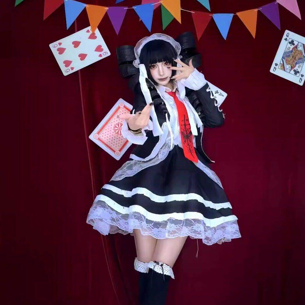 弹丸论破轮舞cos服塞蕾丝缇雅罗登贝克cosplay裙子安广多惠子服装