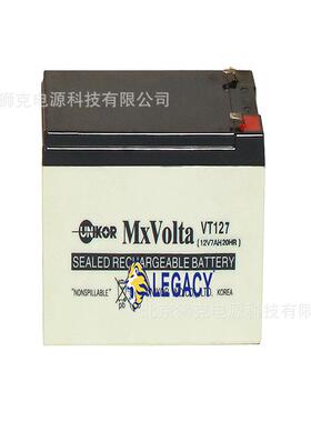 UNIKOR蓄电池VT120710V7AH12V9AH12V8.5AH12V12AH免维护电池