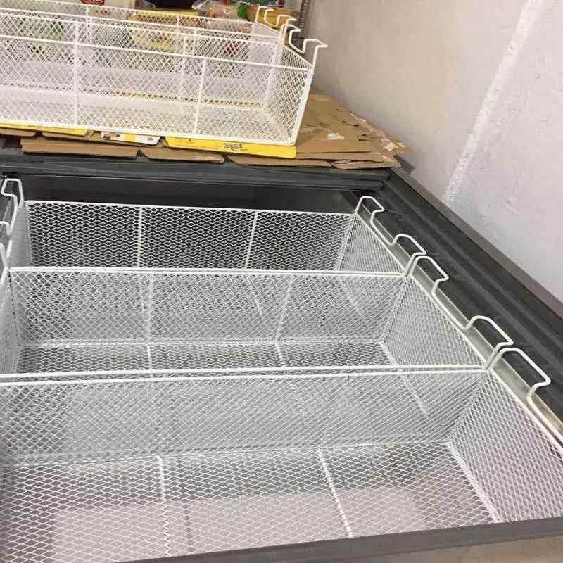 冰柜内部置物架冰箱分隔盒内置物筐栏专用篮子收纳整理神器挂篮大,收纳整理,冰柜置物架,淘宝优惠券,粉丝福利购,淘宝优惠卷