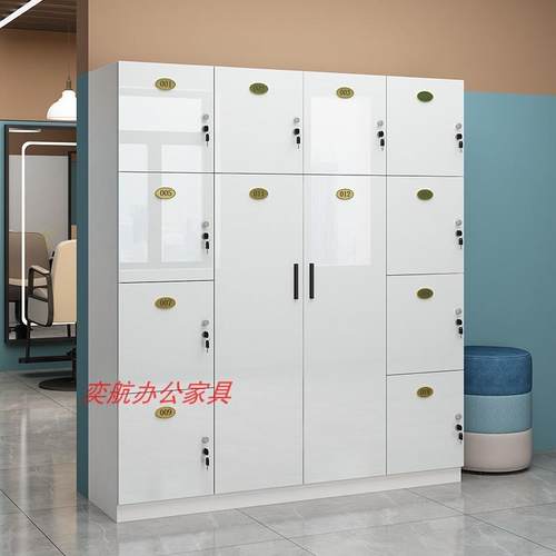 更衣柜美发店美容院超市置物柜瑜伽馆健身房游泳馆收纳柜带锁商用
