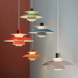 丹麦ph5吊灯北欧ins风，现代简约餐厅灯，创意个性吧台饭厅设计师灯饰