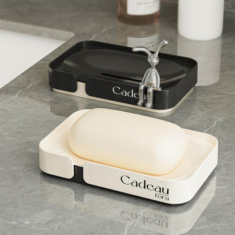Double-layer Draining Soap Dish, Large Size Soap Holder for图片