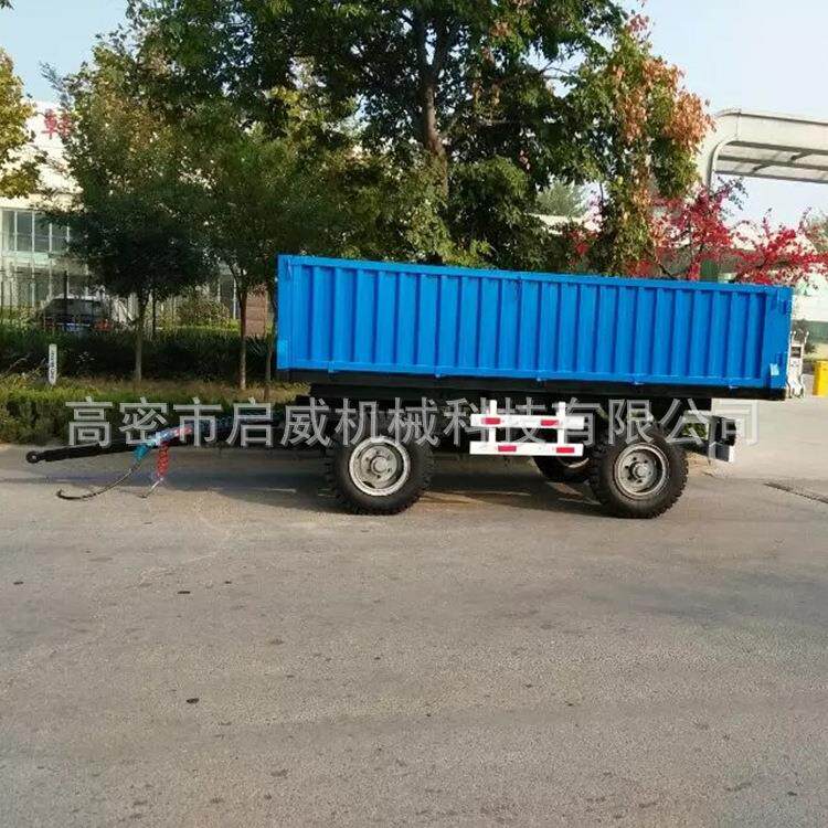 货源供应10吨自卸拖车拖拉机全挂拖车农用自卸挂车厂家供应