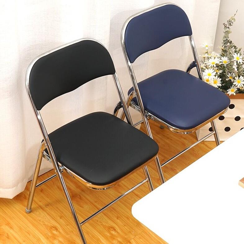 简易凳子靠背椅会议办公可携式折叠座椅家用餐椅电脑椅学生宿舍椅