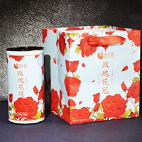 傣乡园墨红玫瑰花冠茶礼盒装云南特产大理丽江伴手礼