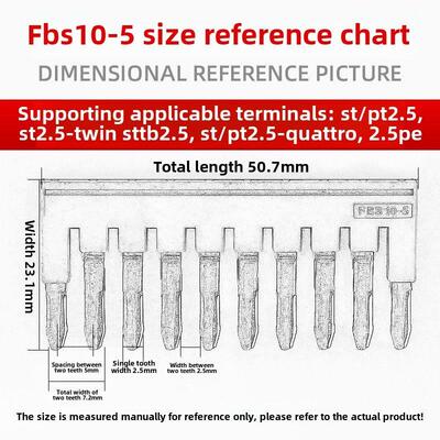 Fbs端子排接线排短连接带母线St/Pt平行排中心连接带铜排