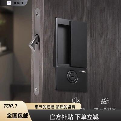 意大利进口AGB隐形门锁内嵌移门锁极简静音平面无把手双面隐形锁