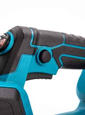 寸迷你电8链锯家用手持充式电小型单手伐锯园林锂电21239充电木电