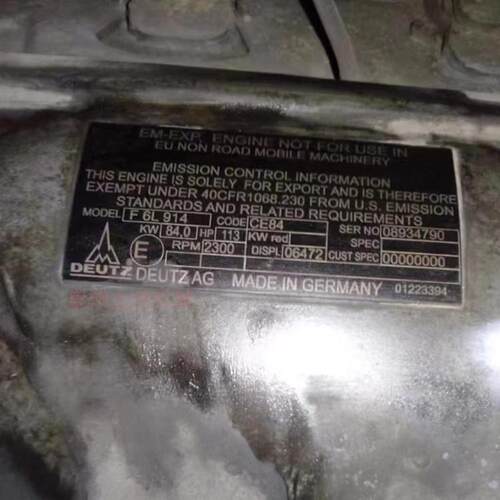 德国道依茨DEUTZ DIESEL ENGINE 型号F6L914提供整机及配件