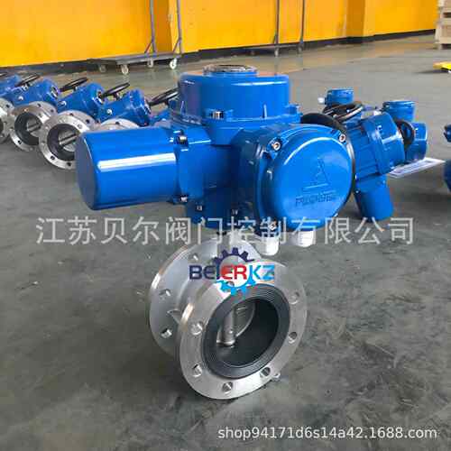 D94H-16PDN50法兰不锈钢电1动动蝶阀部分贝尔电装关回转开型阀门