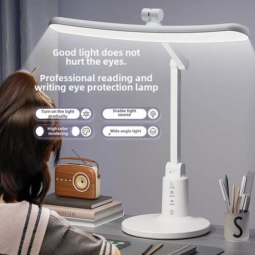 LED desk lamp study bedroom table lamp rechargeable 充电台灯