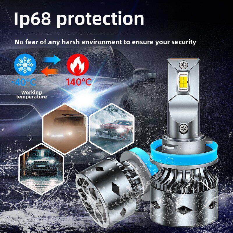 星享V6E专用LED激光大灯透镜效果切线聚光远光近光超高亮前大灯泡