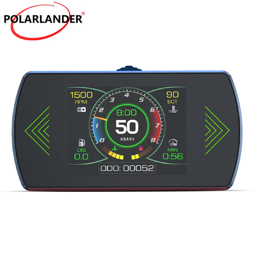 P12车载4.3in抬头显示器OBD2系统智能行车电脑 SZWY-4C3P12R210