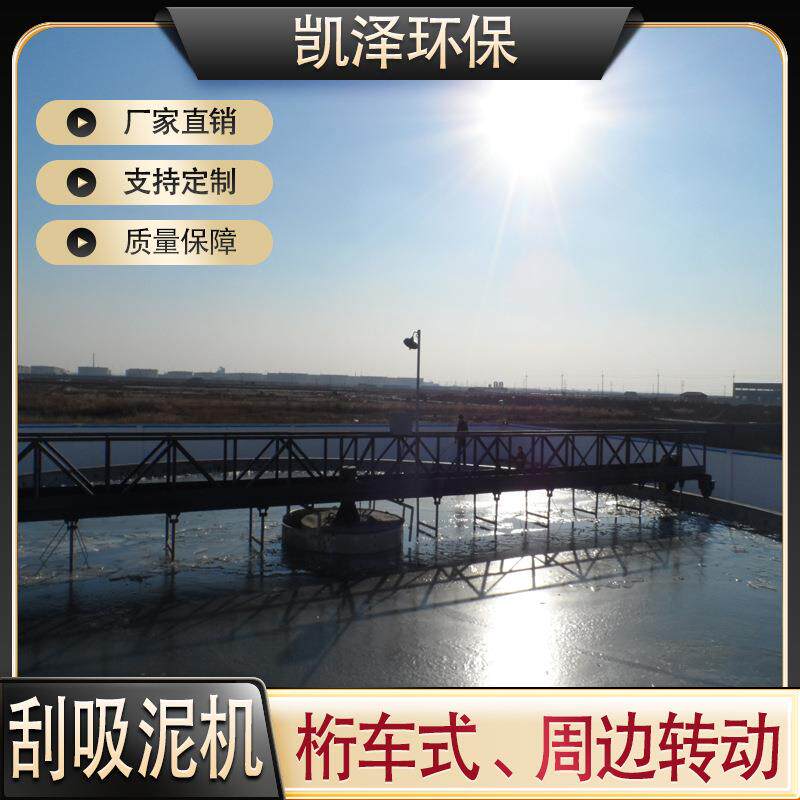 中心/周边传动刮泥机行车式刮吸泥机设备钢丝绳牵引刮泥机
