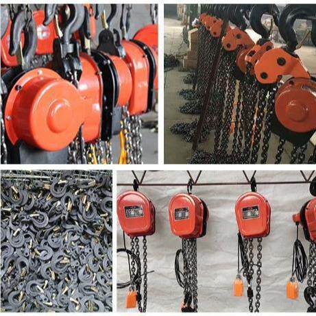 DHS链固条葫芦吊机220380V1机t2钩t3t5t吨定挂式提升环链电动葫芦