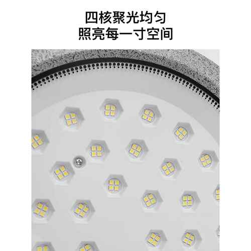 Led三防顶棚防水防爆灯工矿仓库工业级工厂车间专用圆灯