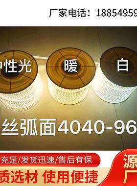 户外防水工程亮化2835家用客厅吊顶窄版超细灯条220V高压led灯带