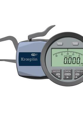 销售德国kroeplin数显管壁厚度测量卡规C1R10S