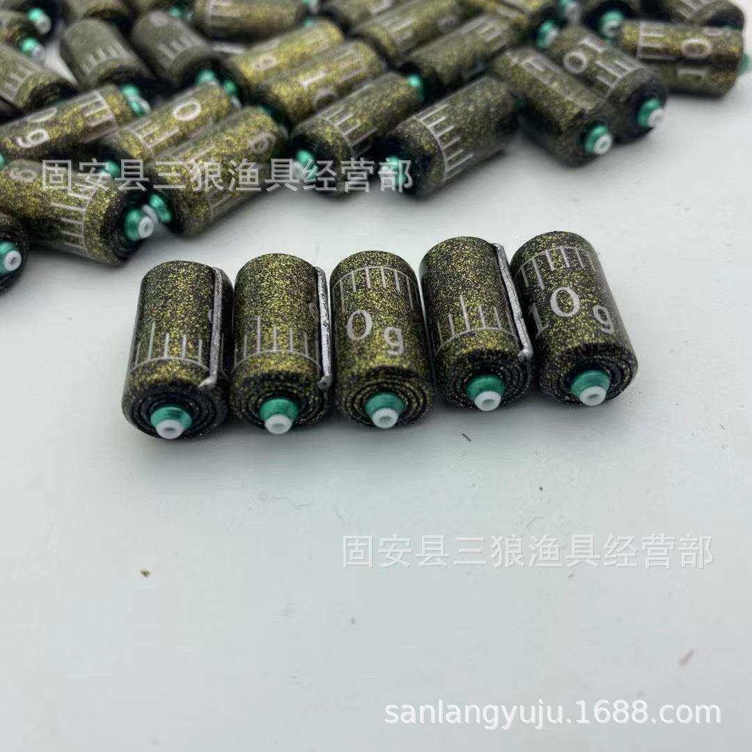 黑金双芯刻度铅大物防炸铅坠竞技刻度铅皮台钓配件快速铅皮卷