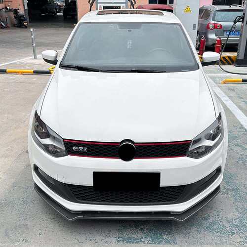 适用大众Polo MK5 6R GTI 2010-2014前杠前唇前铲扰流板跨境改装