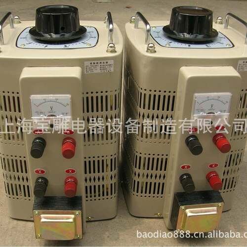 供应调压器TDGC2-10KVA单相接触式家用指针自耦变压器可调节能