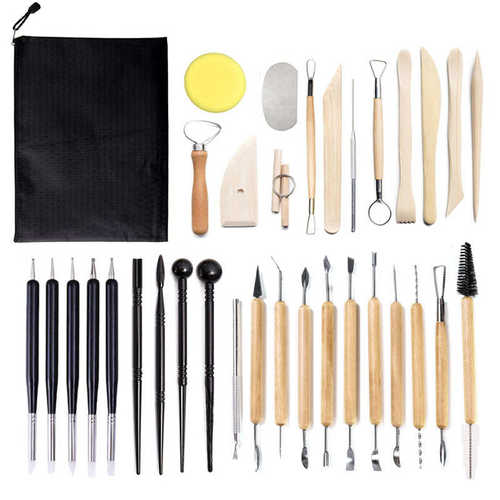 压痕泥雕件套软陶创意笔工具粘土diy泥塑工具34陶刻刀陶艺