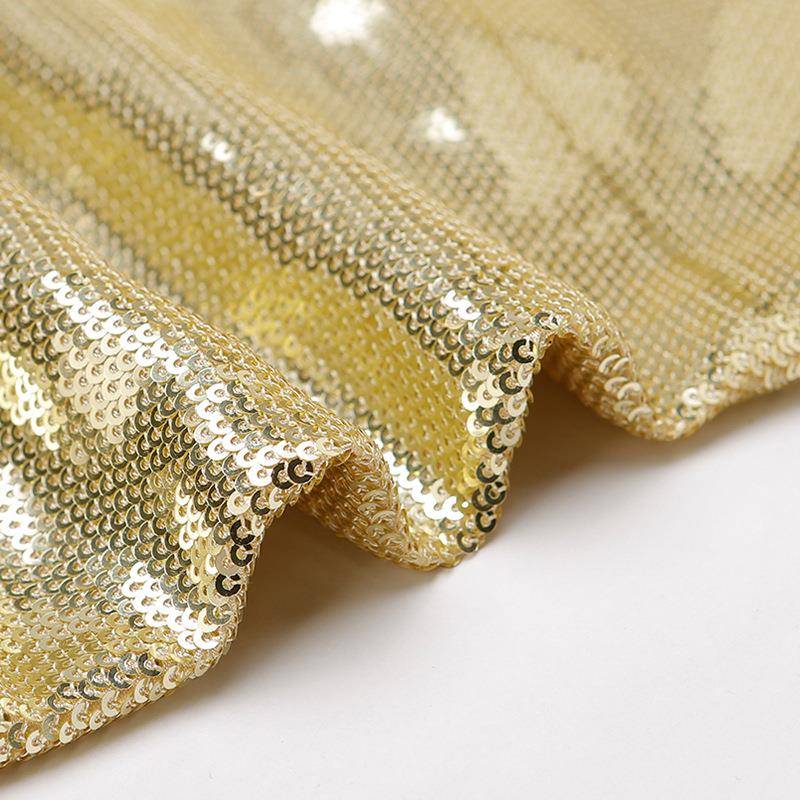 厘鱼龙片花型亮片绣面料PET珠片玩具面料春夏服装工艺品面料