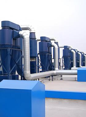 旋风除尘器厂家心QST圆尘筒收尘机多管陶瓷分工离器木离粉收集器