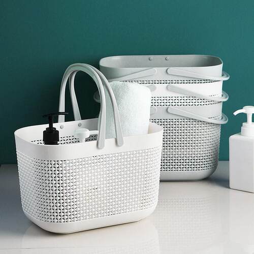 Japanese-style bath basket, handheld bath basket, bathroom p