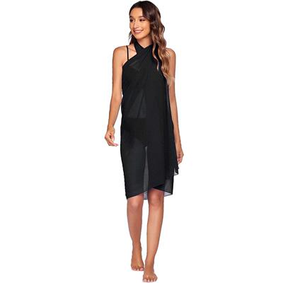 Women Chiffon Swimwear Pareo Scarf Beach ver Up Wrap Kaftan