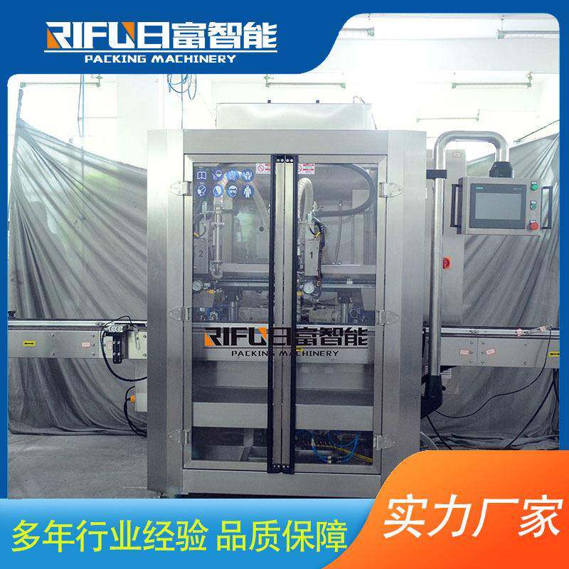 洗发水沐浴露高速跟踪灌装机果酱奶油移动式膏体灌装机