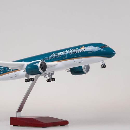 波音B787越南航空带轮子带灯民航客机仿真飞机模型航模礼物收藏