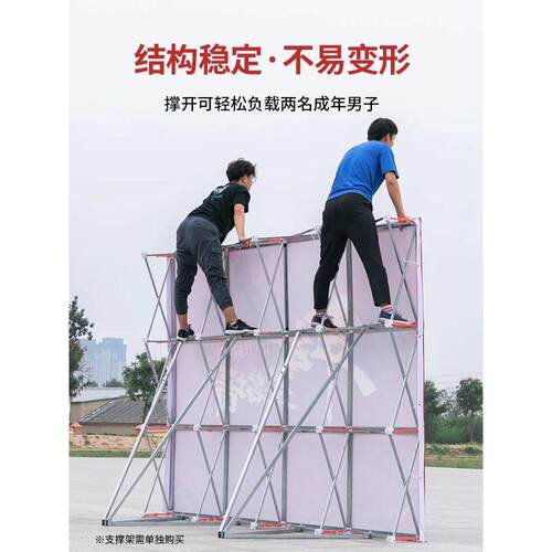 拉网展架铝合金婚庆折叠背景墙KT板展示架展板架签到墙舞台广告架