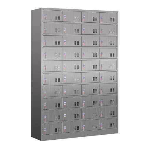 不锈钢食堂碗柜工厂员工多门餐盘柜学校职工餐厅多格饭盒储物柜子