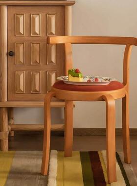 『号角屋 8000 Series椅』中古实木家用复古椅子小户型靠背餐桌椅