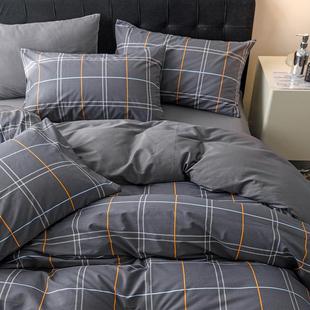 高档豹纹四床件套北床裙床上纯棉被全棉网红单床笠1.8欧m罩宿舍三