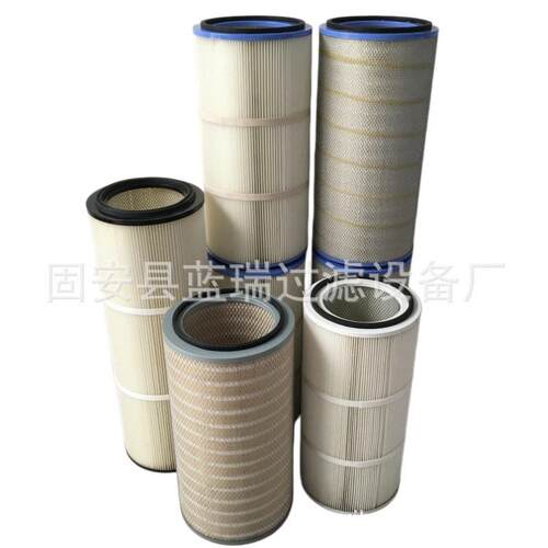喷粉房快拆除尘滤芯320*660风机房自洁式空气滤筒325*750粉尘滤芯