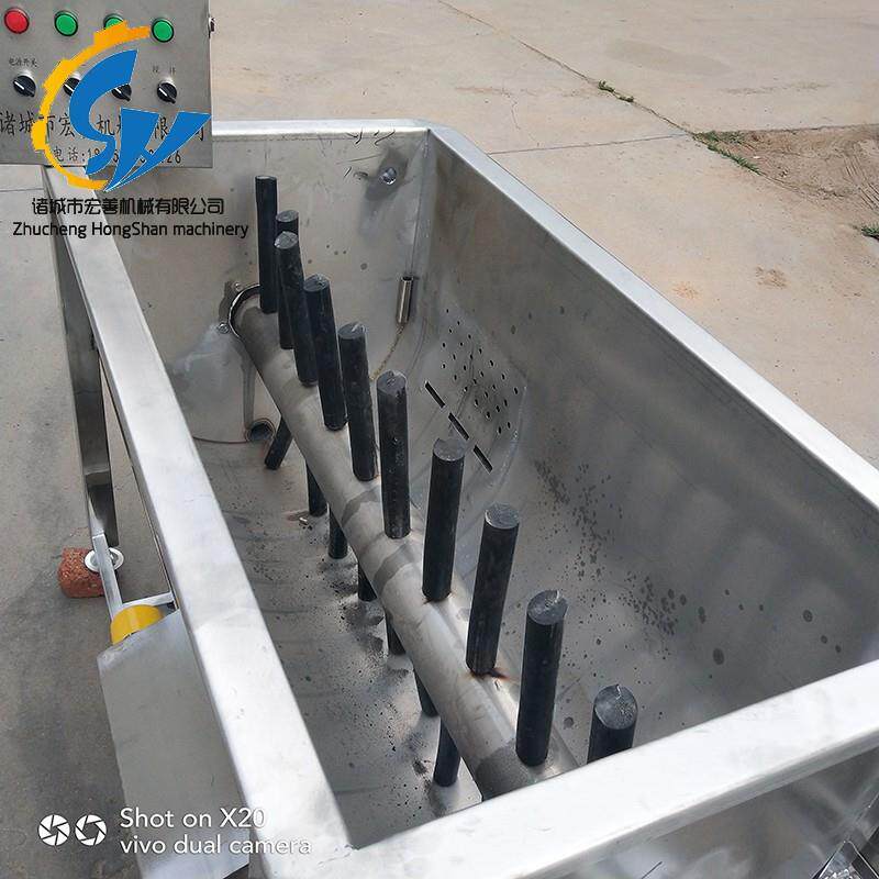 诸城厂家供应鸡鸭鹅浸烫池 小型鸡鸭鹅浸烫毛机 家禽脱毛屠宰设备