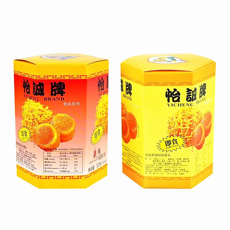 怡诚牌 瑶柱丝 海鲜干贝丝扇贝丝即食罐头 贝类干货 120g劲辣零食图片
