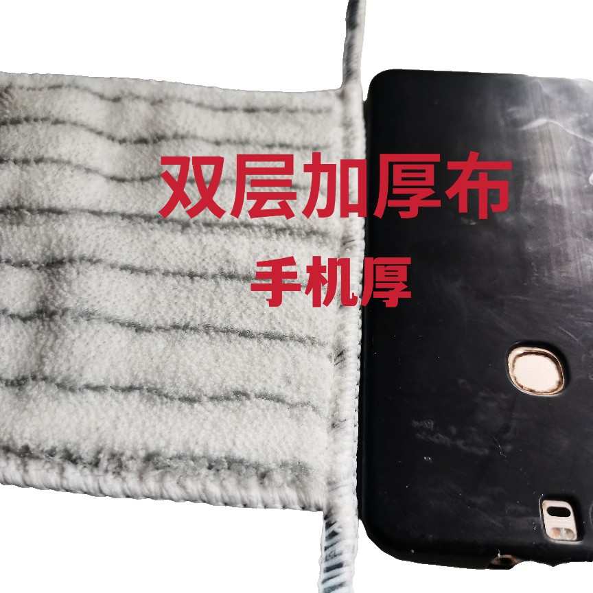 平板拖把替换布家用加厚夹布纯棉拖布吸水墩布配件夹固式通用布头