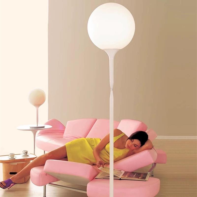 意大利Artemide Castore35 卧室书房客厅简约创意圆形玻璃落地灯