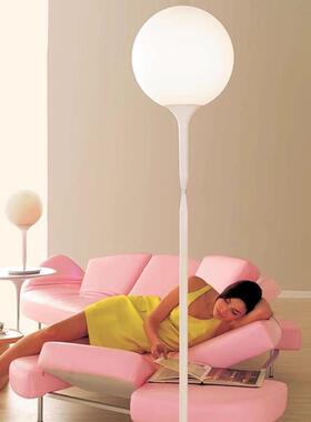 意大利Artemide Castore35 卧室书房客厅简约创意圆形玻璃落地灯