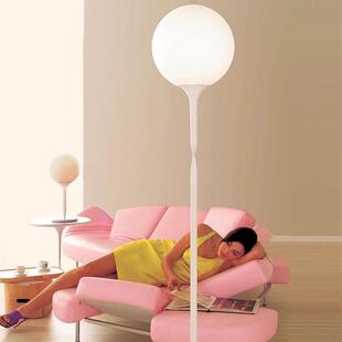 意大利Artemide Castore35 卧室书房客厅简约创意圆形玻璃落地灯