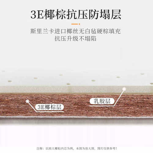 椰棕床垫遮盖物软垫家用床褥垫记忆棉学生宿舍租房专用榻榻米垫子
