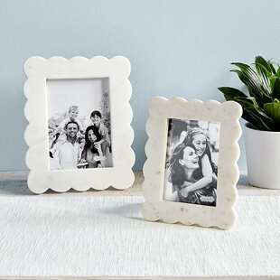 人造石相框现代大理石工艺品石英石制品白色简约亲子家庭照石材板