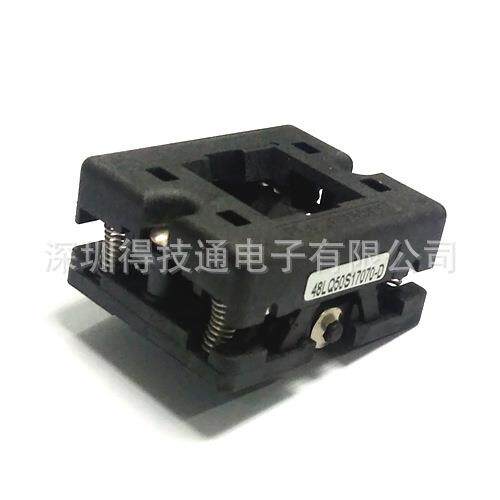 原装进口Plastronics测试座烧录座48LQ50S17070QFN48